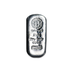 賀利氏99.9%銀條250克 (6.6793兩) (非全新)