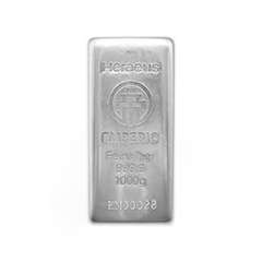 帝鋒 x 賀利氏99.99%銀條1公斤 (26.7172兩) (非全新)