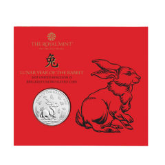 Great Britain 2023 Lunar Year of the Rabbit Cupro-Nickel Coin 28.28g