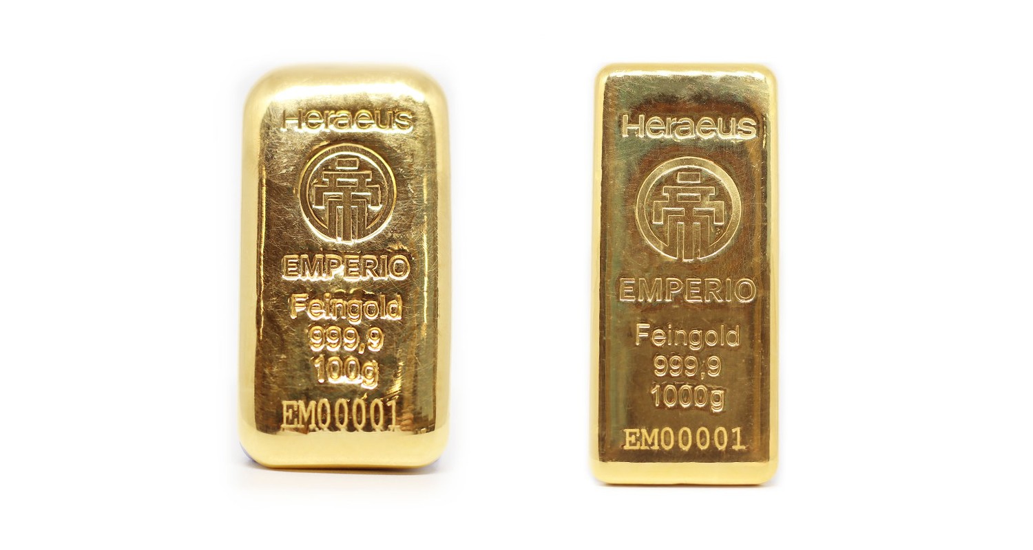 帝鋒 x 賀利氏 99.99% 模鑄金條