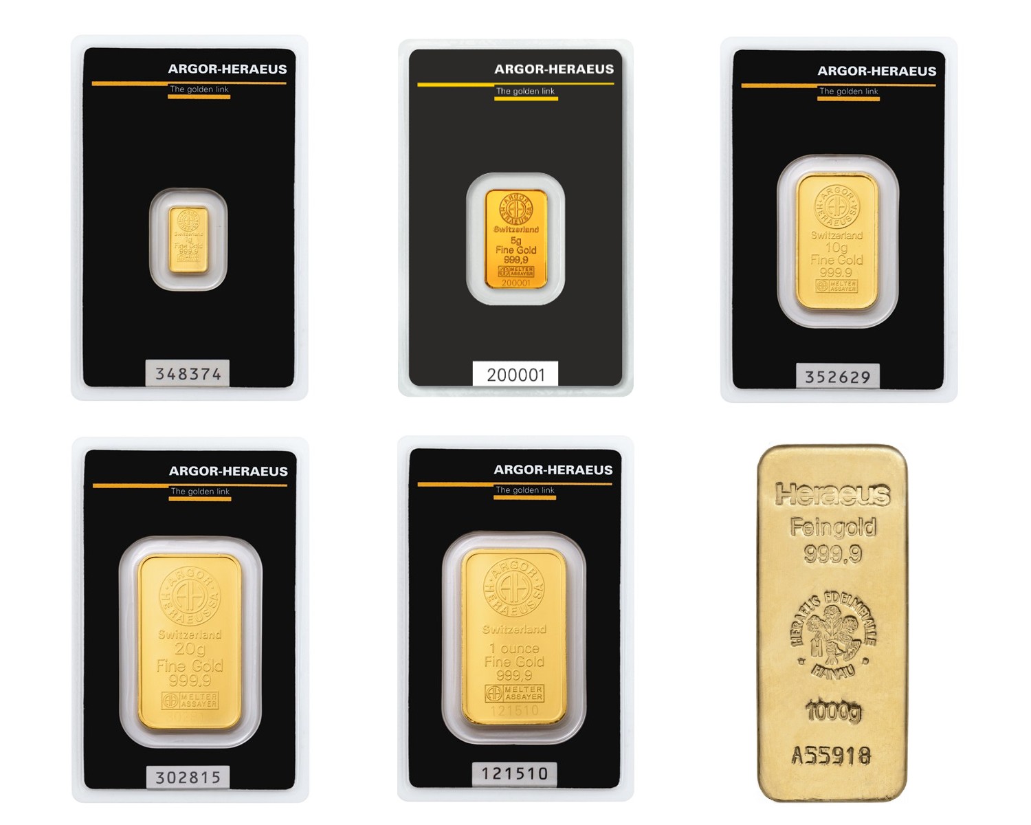 賀利氏壓鑄金條